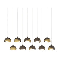 Brooklyn 10-Light Double Shade Pendant