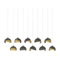 Brooklyn 10-Light Double Shade Pendant