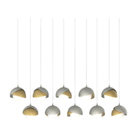 Brooklyn 10-Light Double Shade Pendant