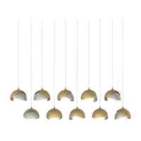 Brooklyn 10-Light Double Shade Pendant