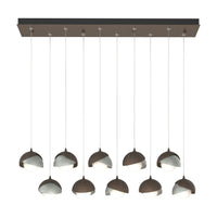 Brooklyn 10-Light Double Shade Pendant