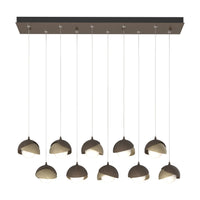 Brooklyn 10-Light Double Shade Pendant