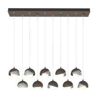 Brooklyn 10-Light Double Shade Pendant