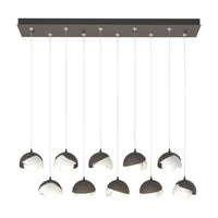 Brooklyn 10-Light Double Shade Pendant