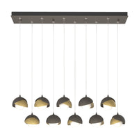 Brooklyn 10-Light Double Shade Pendant