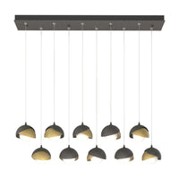 Brooklyn 10-Light Double Shade Pendant