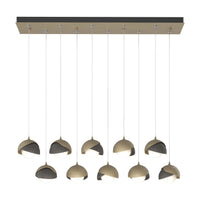 Brooklyn 10-Light Double Shade Pendant