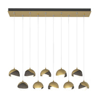 Brooklyn 10-Light Double Shade Pendant
