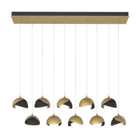 Brooklyn 10-Light Double Shade Pendant