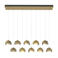 Brooklyn 10-Light Double Shade Pendant