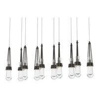Link 10-Light Clear Glass Pendant