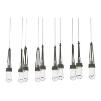 Link 10-Light Clear Glass Pendant