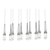 Link 10-Light Clear Glass Pendant