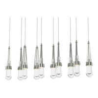Link 10-Light Clear Glass Pendant