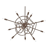 Olympus 12-Light Starburst Pendant