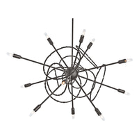 Olympus 12-Light Starburst Pendant