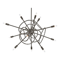 Olympus 12-Light Starburst Pendant