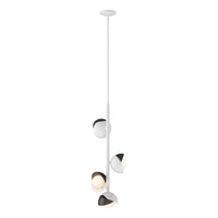 Brooklyn 4-Light Double Shade Vertical Pendant