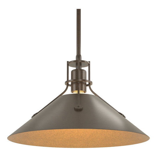 Henry Medium Steel Shade Pendant