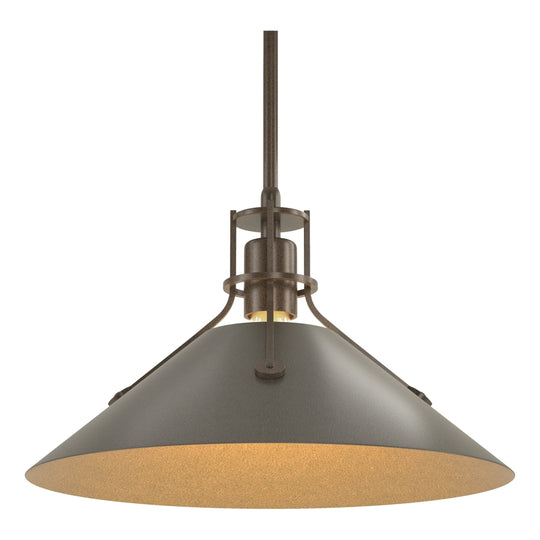 Henry Medium Steel Shade Pendant