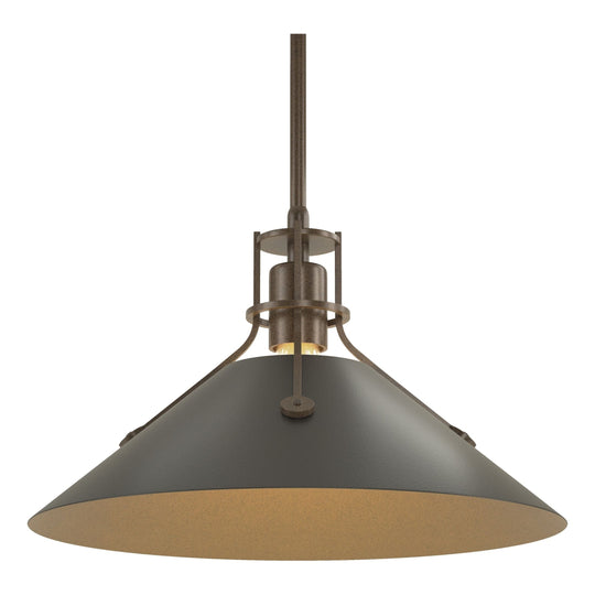 Henry Medium Steel Shade Pendant