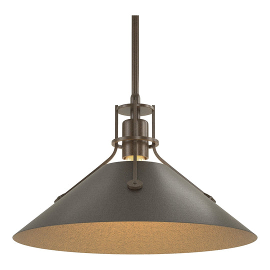 Henry Medium Steel Shade Pendant