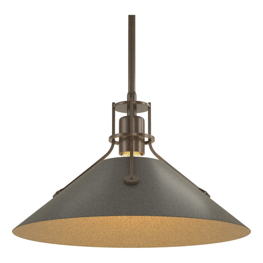 Henry Medium Steel Shade Pendant