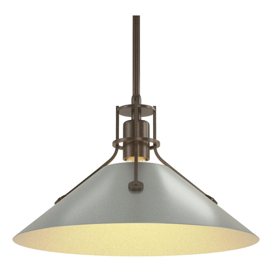 Henry Medium Steel Shade Pendant