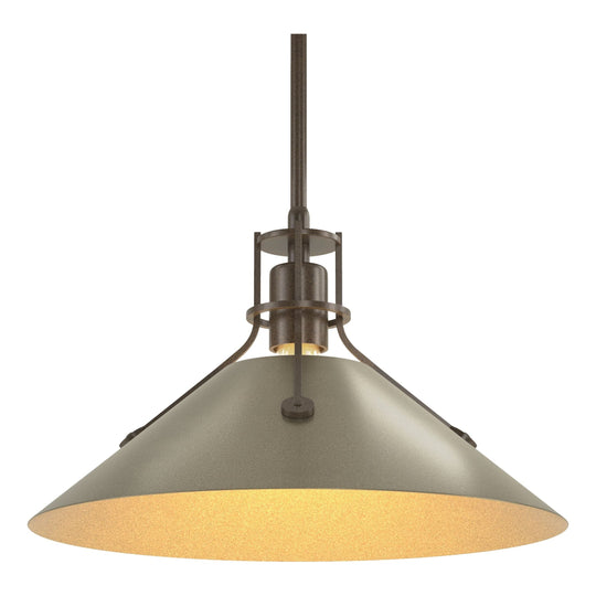 Henry Medium Steel Shade Pendant