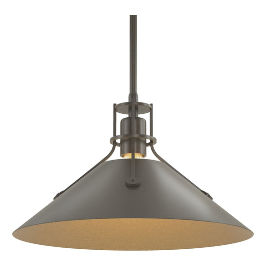 Henry Medium Steel Shade Pendant