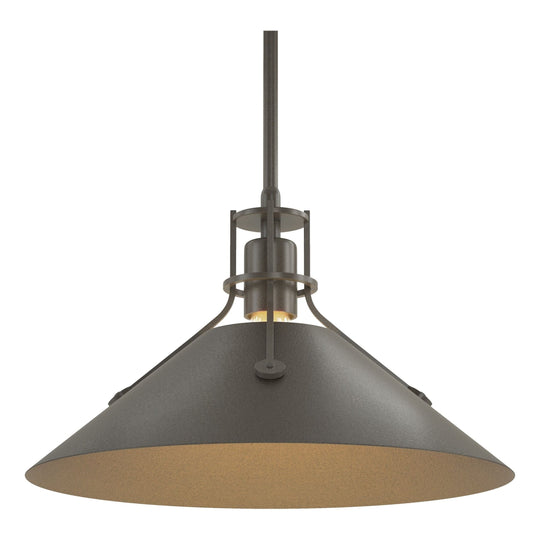 Henry Medium Steel Shade Pendant