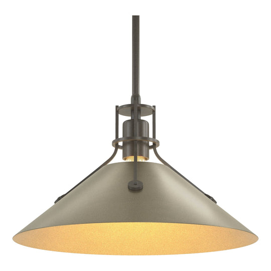 Henry Medium Steel Shade Pendant