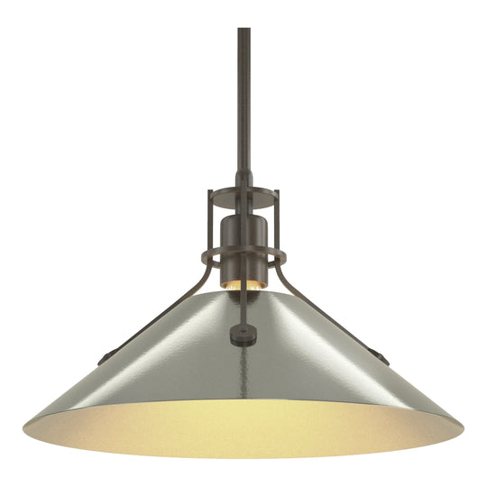 Henry Medium Steel Shade Pendant