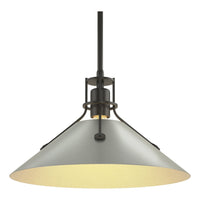 Henry Medium Steel Shade Pendant