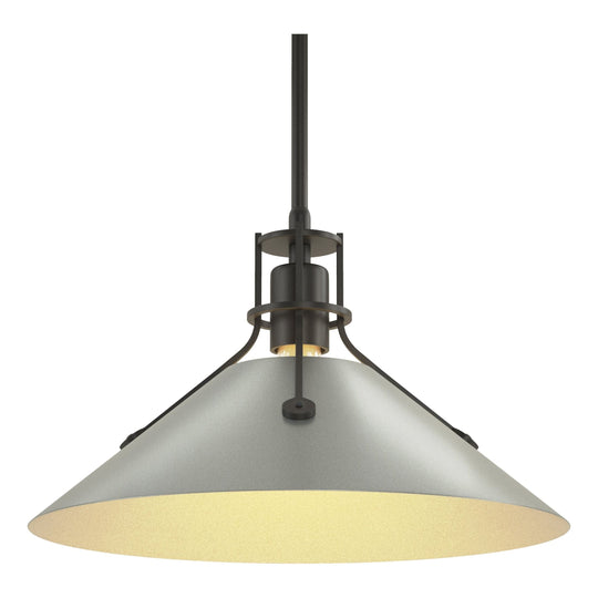 Henry Medium Steel Shade Pendant