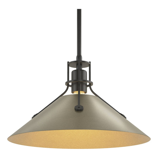 Henry Medium Steel Shade Pendant