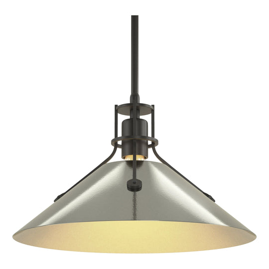 Henry Medium Steel Shade Pendant