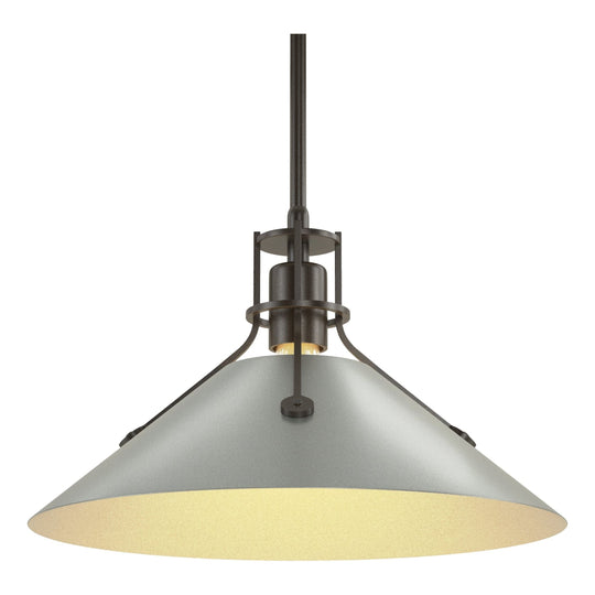 Henry Medium Steel Shade Pendant