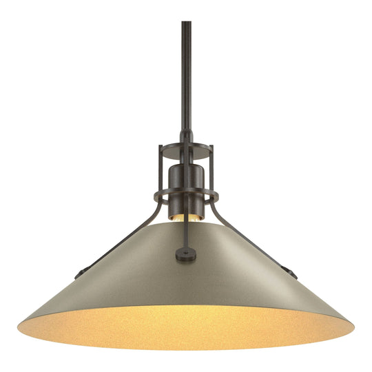 Henry Medium Steel Shade Pendant