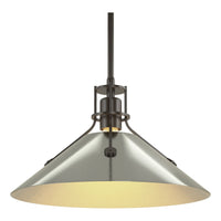 Henry Medium Steel Shade Pendant