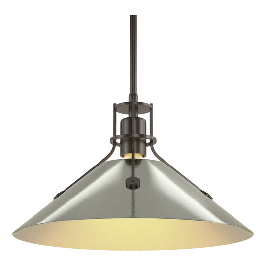 Henry Medium Steel Shade Pendant