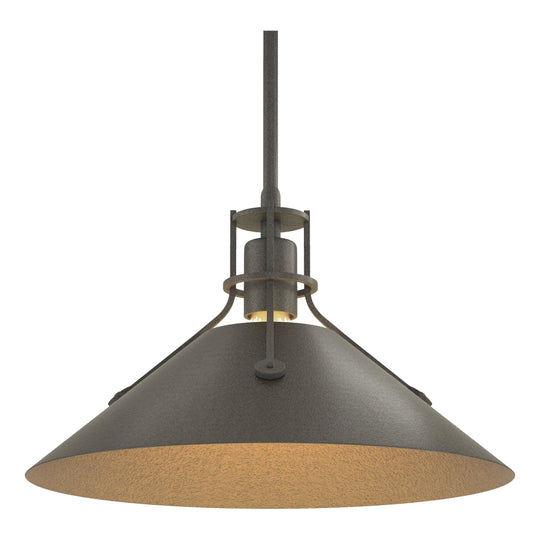 Henry Medium Steel Shade Pendant