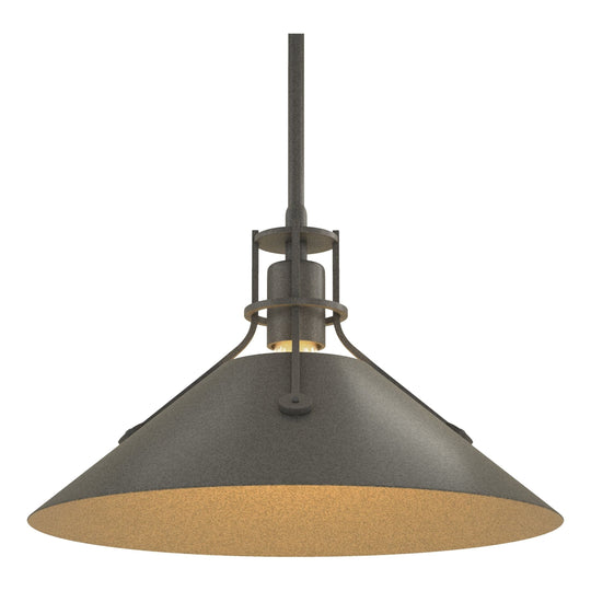 Henry Medium Steel Shade Pendant