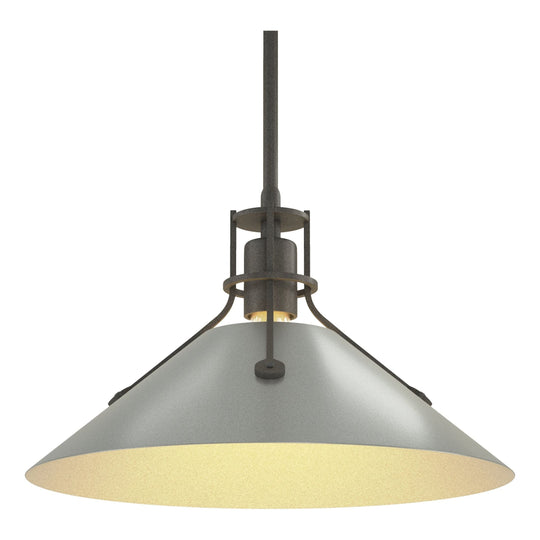 Henry Medium Steel Shade Pendant