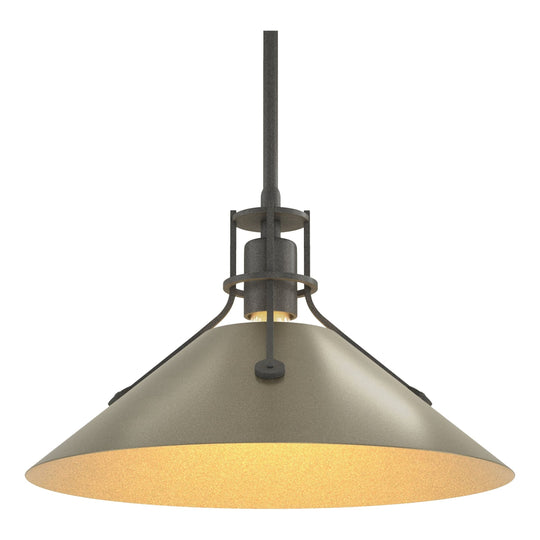 Henry Medium Steel Shade Pendant