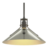 Henry Medium Steel Shade Pendant