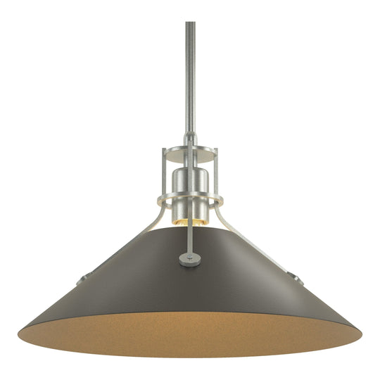 Henry Medium Steel Shade Pendant