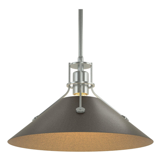 Henry Medium Steel Shade Pendant
