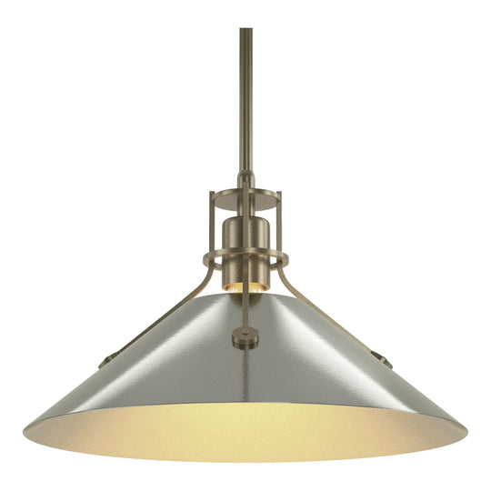 Henry Medium Steel Shade Pendant