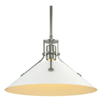 Henry Medium Steel Shade Pendant